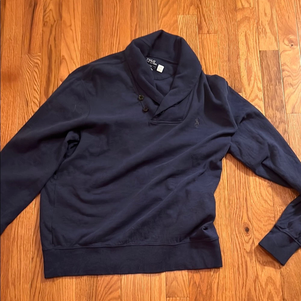 Polo by Ralph Lauren Blue Turtleneck Sweater